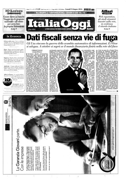 Italia oggi : quotidiano di economia finanza e politica